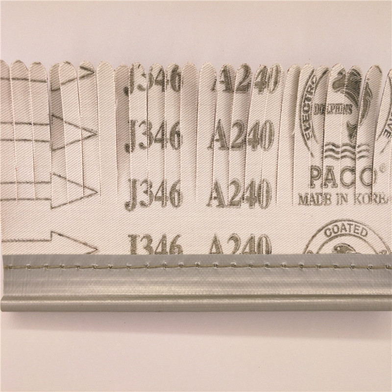 Cepillo de lijado abrasivo para paneles perfilados